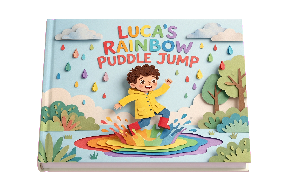 Luca's personalised storybook cover