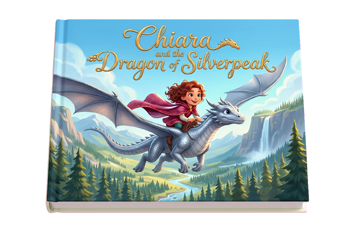 Chiara's personalised storybook cover