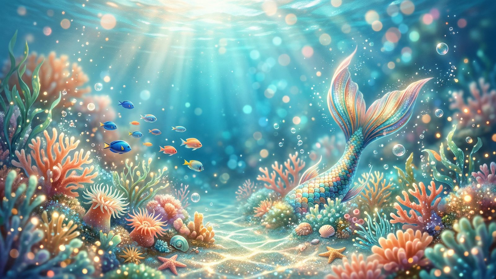 Unlock Underwater Worlds: How to Choose a Mermaid Book That Sparkles with Your Child's Imagination (and their face!) β illustration