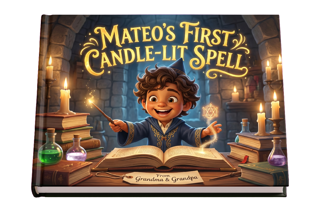 Mateo's personalised storybook cover