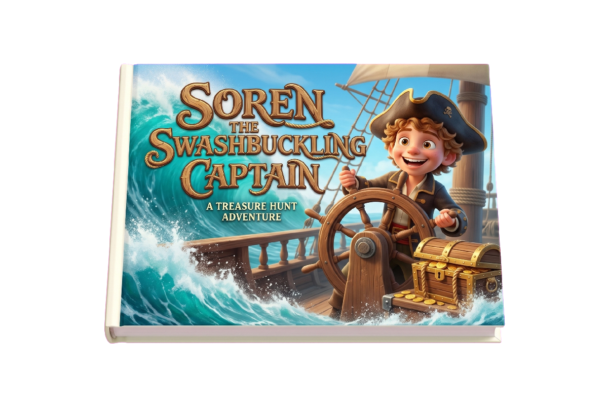 Soren's personalised storybook cover