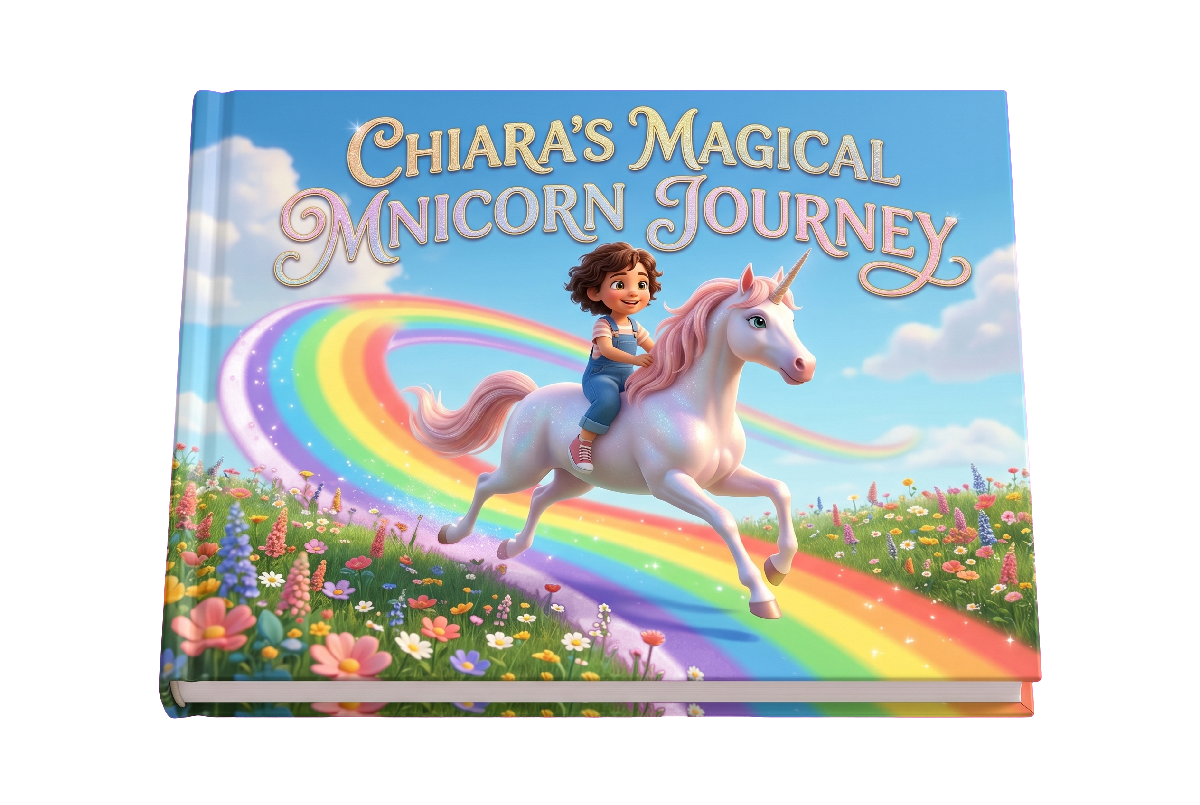 Chiara's personalised storybook cover